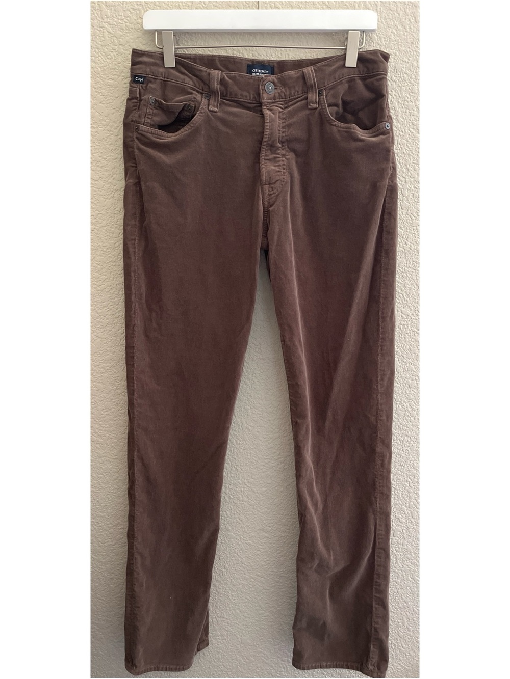 Citizens of Humanity Brown Corduroy The Gage Pants Size 31